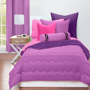 Crayola Vivid Violet Comforter Sets (Twin), Purple