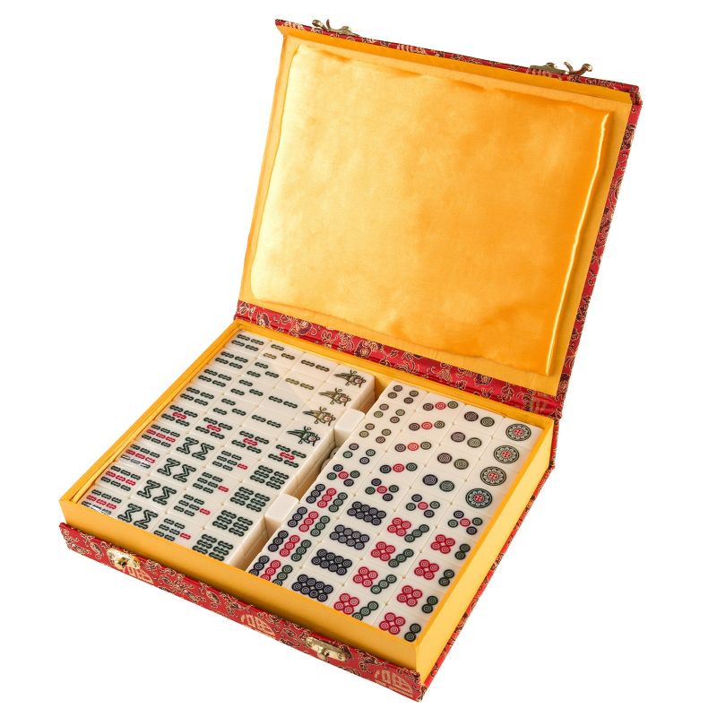 Toy Time Mahjong Game Set With Storage Case, 1 of 9