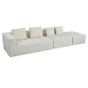 NicBex Modern 110" Sectional Sofa Modular L Shape Sofa Couch with 4 Cushions for Living Room Apartment - 4 of 4