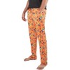 Seven Times Six Naruto Anime Men's Chibi Character All Over Print Sleep Pajama Pants Orange - 2 of 3
