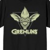 Gremlins Spike in Frame on Black Short Sleeve Adult T-Shirt - 2 of 3