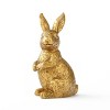 Gold Resin Bunny High Feet Up - Bullseye's Playground™ - 2 of 3