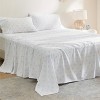 Sheets Set - Extra Soft Comfy Floral Sheets, 4 Pieces Printed Bedsheets - 4 of 4