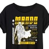 Women's - Star Wars - The Mandalorian Mando Dark Digital Oversized Graphic T-Shirt - 2 of 4