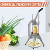 Commercial Vegetable Chopper Stainless Steel French Fry Cutter With 3 Type Blades - 3 of 4