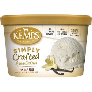 Kemps Simply Crafted Vanilla Bean Ice Cream 48oz - 1 of 4