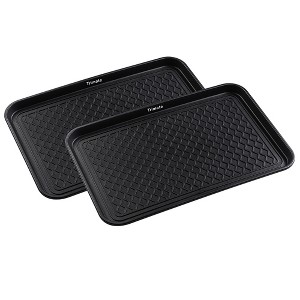 Trimate: Black All Weather 24"x16" Medium Boot Tray, 2 Pack - 1 of 4