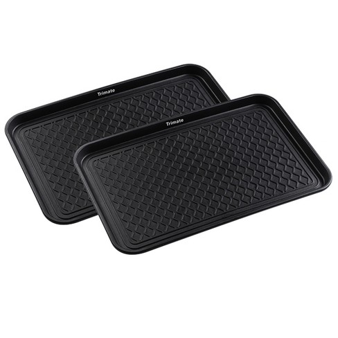 Trimate: Black All Weather 24"x16" Medium Boot Tray, 2 Pack - image 1 of 4