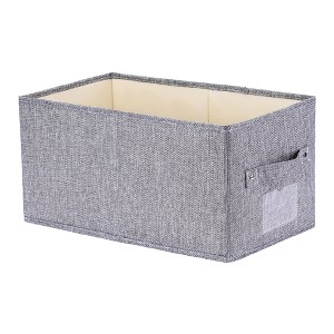 Unique Bargains Fabric Foldable Closet Storage Bins with Handles - 1 of 4