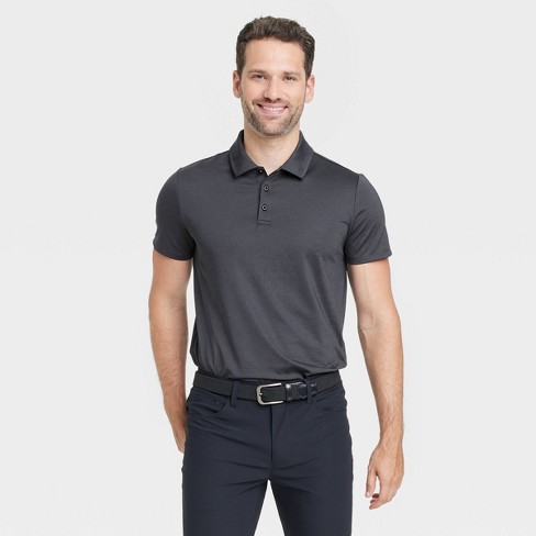 Men's Striped Polo Shirt - All In Motion - image 1 of 3