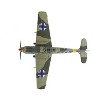Messerschmitt Bf 109E-3 Fighter Aircraft "White 2 Jan Reznak Kraznodar USSR" German Luftwaffe 1/48 Diecast Model by Hobby Master - 4 of 4
