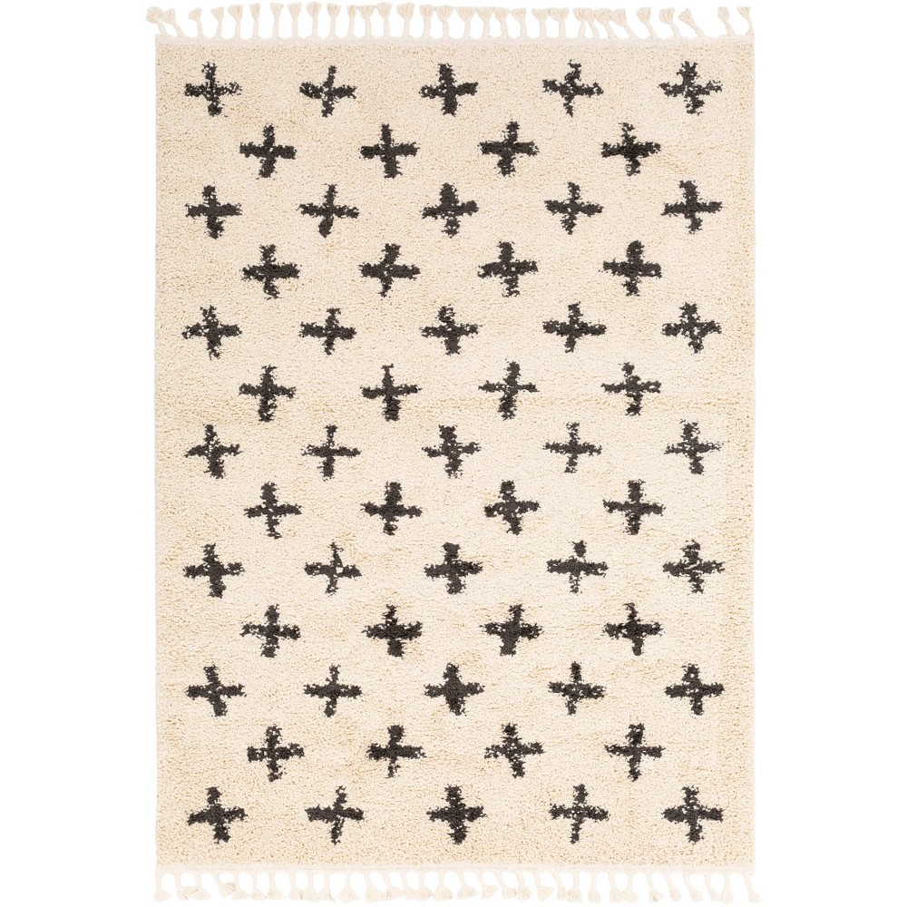  Griddle Shag Global Rugs Cream
