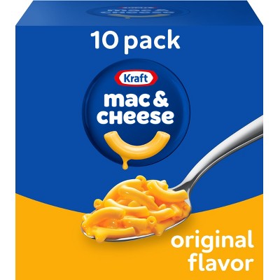 Kraft Original Mac And Cheese Dinner - 72.5oz/10ct : Target