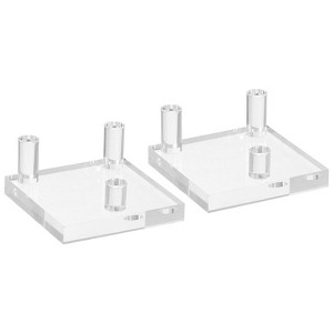 Unique Bargains Acrylic Elegant Design Sturdy and Durable Versatile Display Easel - 1 of 4