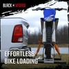 Black Widow Dirt Bike Carrier with 400 Pound Capacity and Wheel Chock for Single Youth or Adult Bikes, Motorcycles or Fat Tire Bikes, Silver - 4 of 4