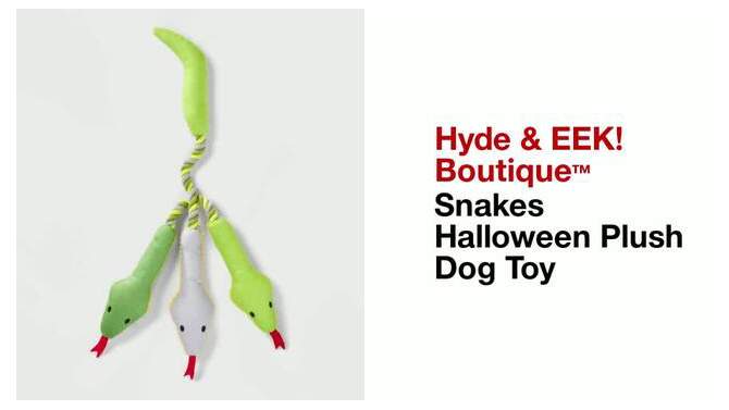 Snakes Halloween Plush Dog Toy - Hyde &#38; EEK! Boutique&#8482;, 2 of 7, play video