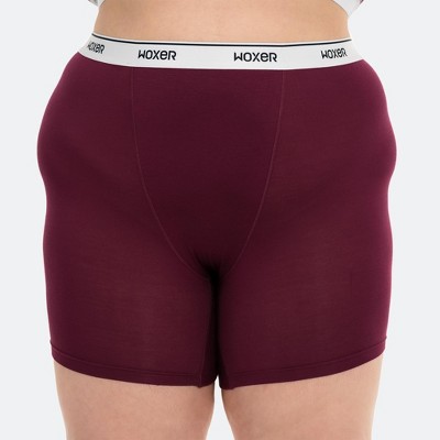 Woxer | Ultra-Soft, Stretchy, No-Dig Waistband | Women's Baller High Waisted 5" Boxer Brief