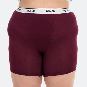 Woxer | Ultra-Soft, Stretchy, No-Dig Waistband | Women's Baller High Waisted 5" Boxer Brief - 1 of 4