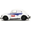 1959 Volkswagen Beetle Holt White w/Blue Graphics & Boxing Gloves Accessory "Punch Buggy" Series 1/32 Diecast Model Car by Jada - 4 of 4