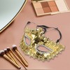 Unique Bargains Crystal Beaded Half Face Party Mask 1 Pc - 4 of 4