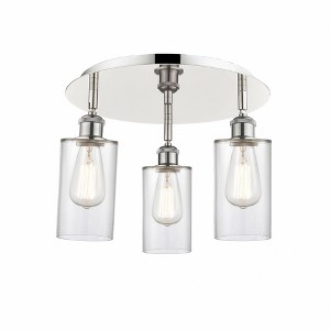Clymer - 3 Light Flush Mount In Art Deco Style-9.38 Inches Tall and 15.63 Inches Wide - 1 of 1