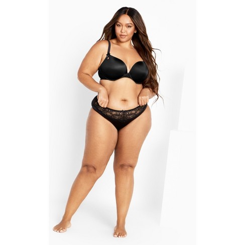 CITY CHIC | Women's Plus Size Mounia Push Up Bra - black - 40DD