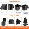 LunaLulinlk Collapsible Emergency Toilet with Lid 1 Roll Garbage Bag - 4 of 4