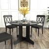 59 in Rectangular Expandable Dining Table, Wood Composite Kitchen Table for Compact Apartments-Baofuwish - 3 of 4