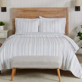 Great Bay Home All-Season Reversible Quilt Set With Shams