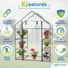 Ogrow Deluxe Walk-In Greenhouse / Bloomhouse / Seed Starter with Tiers and Shelves - 3 of 4