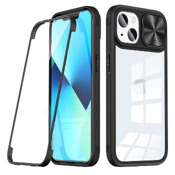 Full Protection With Mobile Phone Protective Film Slide Camera Lens Phone Case For iPhone 14 Plus