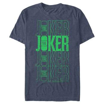 Men's Batman Joker Vintage Name Stack T-Shirt