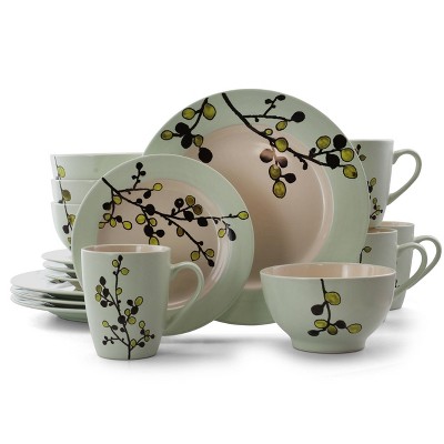 Studio Nova Orchard Jewels dinnerware set of 4 coffee cup & saucer Y0253 fruit