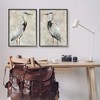 Stupell Industries Abstract Watercolor Great Heron Birds Black Framed Giclee Art - 2 of 4