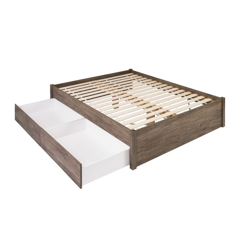 Select 4 - Post Platform Bed with 2 Drawers - Prepac, 3 of 9