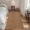 Modern Abstract Rug Washable Rug Non Slip, Low Pile Thin Foldable Mat - 4 of 4