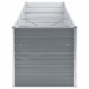 vidaXL Raised Bed Grey Galvanized Steel 94.5x31.5x30.3 in Sturdy - 4 of 4