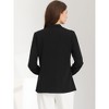 INSPIRE CHIC Women's Pleated Mock Neck Pearl Decor Elegant Work Blouse - 4 of 4