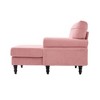 Yinvani Modern Chaise Lounge Sofa for LivingRoom or Bedroom, Chenille Fabric - 2 of 4