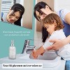 LunaLulinlk 12oz Soap Dispenser 2 Pack Clear Glass for Kitchen Sink, Bathroom (Transparent) - 4 of 4