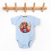The Juniper Shop Patriotic Dog Ice Cream Baby Short Sleeve Bodysuit - 6M - Light Blue - 2 of 4