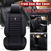 GOTGELIF Universal PU Leather Car Seat Cushion Cover, Full Protection, Non-Slip, & Breathable - 2 of 4