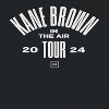 Kane Brown Men's In The Air Tour Arch Short Sleeve Graphic Cotton T - 2 of 3