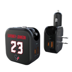 NFL Houston Texans Players Game Tactic 18-Watt 2 in 1 USB A/C Charger - 1 of 3
