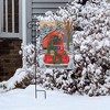 Briarwood Lane Winter Garden Flag 12x18 For Outdoor Winter Puppy Pickup Christmas For Christmas Garden Flag Flags For Outside - 4 of 4