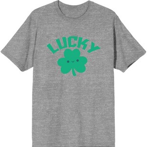 St Pats Lucky Clover Men's Crew Neck Short Sleeve Tee - 1 of 2