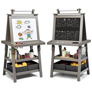 3-in-1 Double-Sided Storage Art Easel - 1 of 4