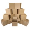 UOFFICE Heavy Duty Corrugated Boxes 16"x16"x16" 275lb. 15 Count Boxes for Shipping - image 4 of 4