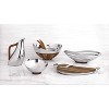 Nambe Pulse Bread & Fruit Bowl, Acacia Wood and Stainless Steel ,16.25" L x 8.5" W x 5.5" H - 4 of 4