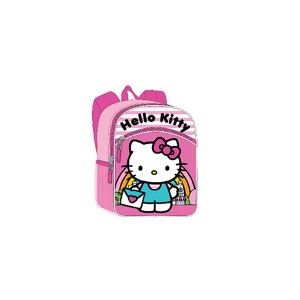 Hello Kitty 16" Pink School Backpack with front and side Pockets - 1 of 1
